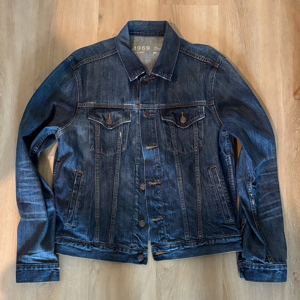 GAP Men's Dark Blue Denim Jacket
